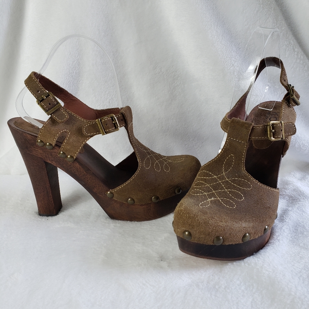 Michael Kors Wood Mary Jane Heels
